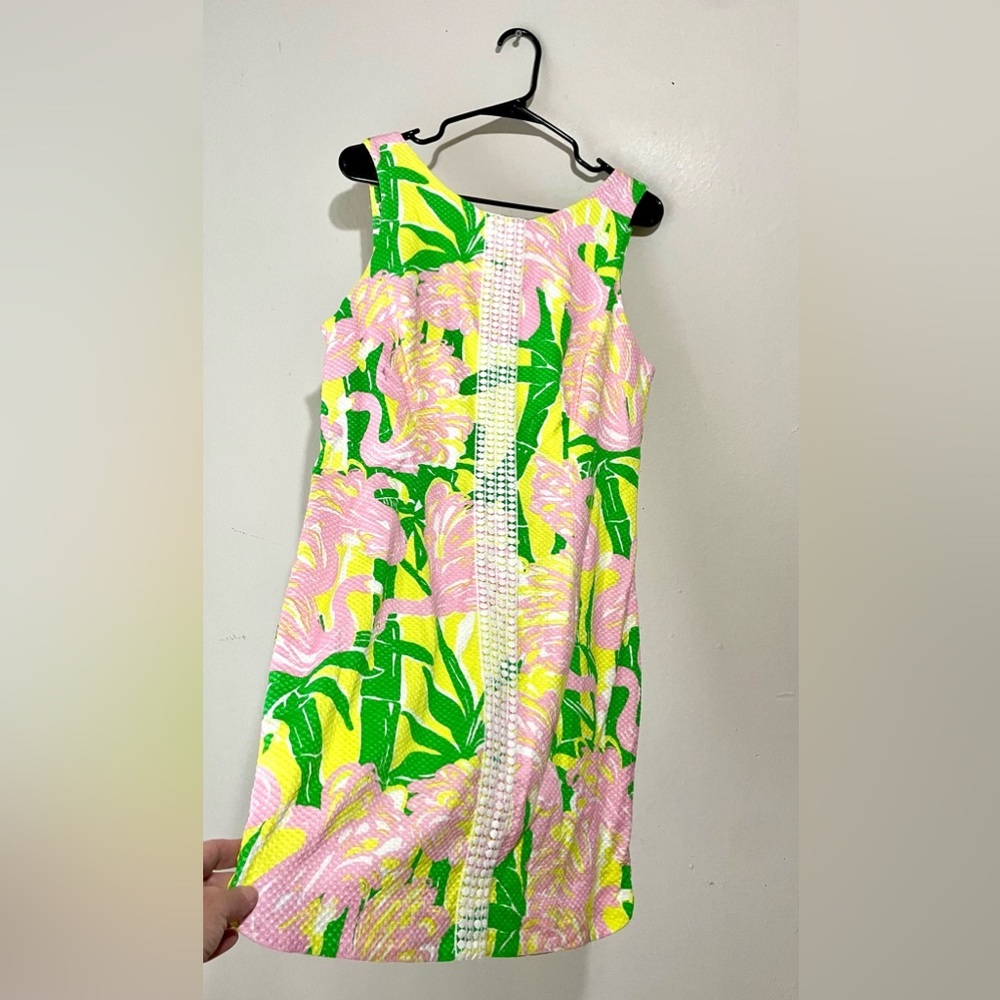 Lilly Pulitzer For Target 20th Anniversary Women's Fan Dance Shift Dress Sz‎ 14 - Picture 5 of 9